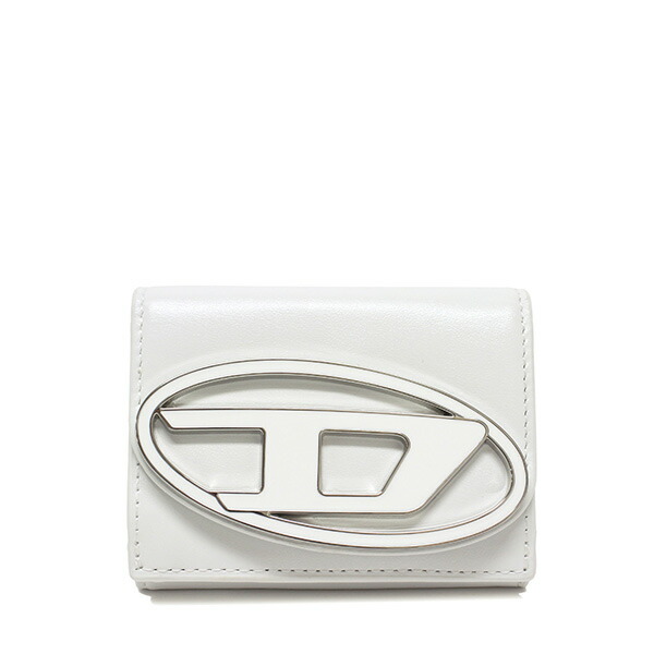 25AWモデル ディーゼル DIESEL 三つ折り財布 1DR-TRI-FOLD-COIN-XS-II【ホワイト】 X09887 PR818 T1003/【2025-26AW】m-wallet