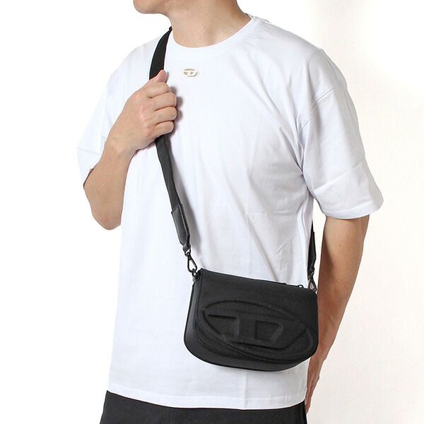 26SSモデルディーゼル DIESEL メンズ ショルダーバッグ 1DR CAMERA BAG【ブラック】X10223 P8426 T8013/【2026SS】m-bag｜drawers（ドロワーズ）