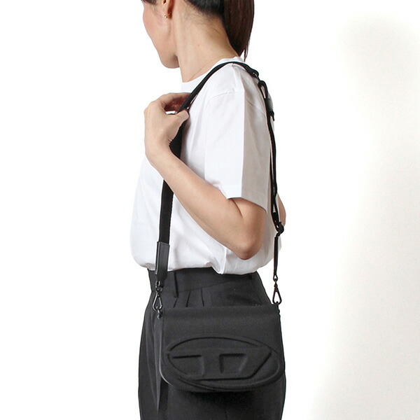 26SS模範例ディーゼル DIESEL レディース ショルダーバッグ 1DR CAMERA BAG【黒いこと】X10223 P8426 T8013/【2026SS】l-bag