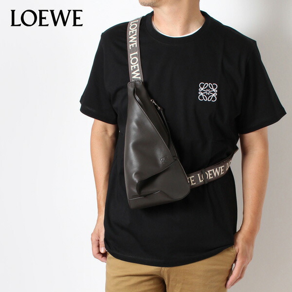 24SSモデル ロエベ LOEWE メンズ ANTON SLING アントン スリング ボディバッグ【DARK GREY】 B511A09X10 1220/【2024SS】m-bag