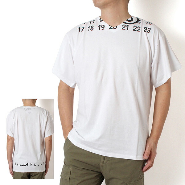26SSモデルエムエムシックス MM6 Maison Margiela メンズ キッズモデル ナンバリング プルオーバー【白いこと】M60986 MM02Y M6100/【2026SS】m-tops