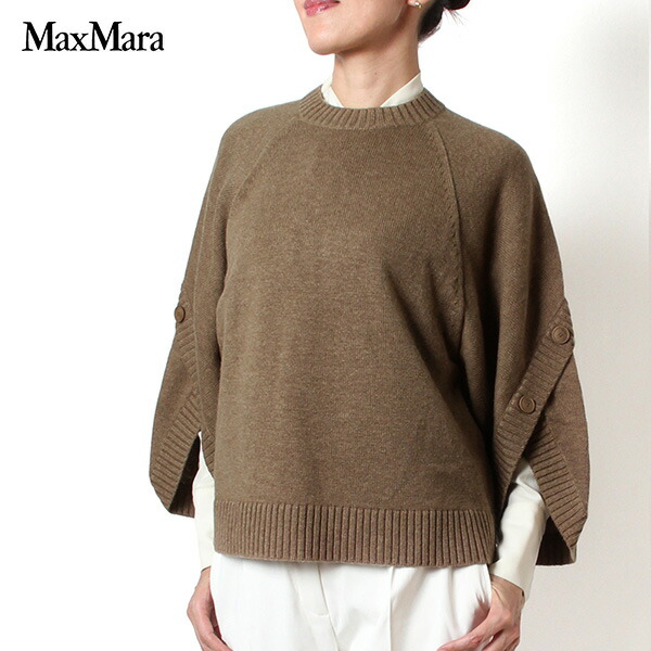 25AWモデル マックスマーラ Max Mara AMPEX カシミア混クルーセーター【006 NOCCIOLA】 2521366021600 006/【2025-26AW】l-tops 32,390円