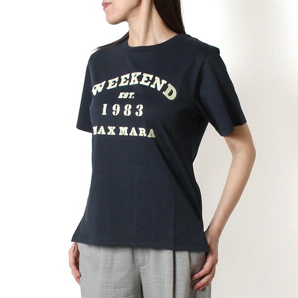 26SSモデルマックスマーラ Max Mara レディース 土日 TENUE テーヌエ ティーシャツ【007 NAVY】TENUE 007/【2026SS】l-tops