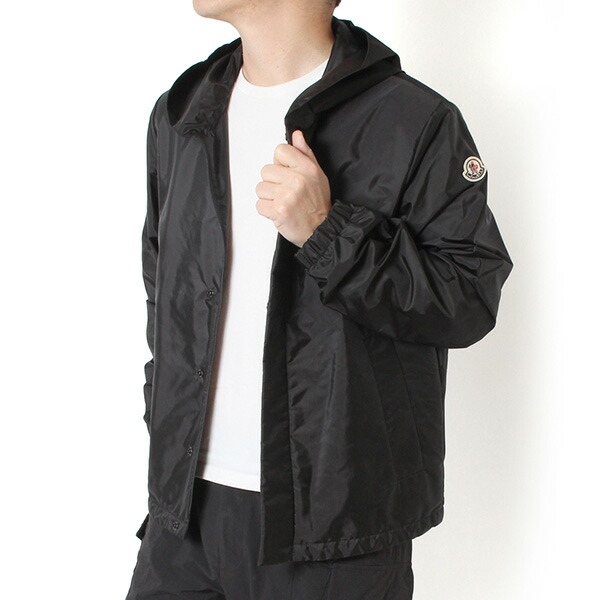 26SSモデル モンクレール MONCLER GRANDANS ワッペン付き ナイロンジャケット【ブラック】 1A00073 539ZD 999/【2026SS】m-outer