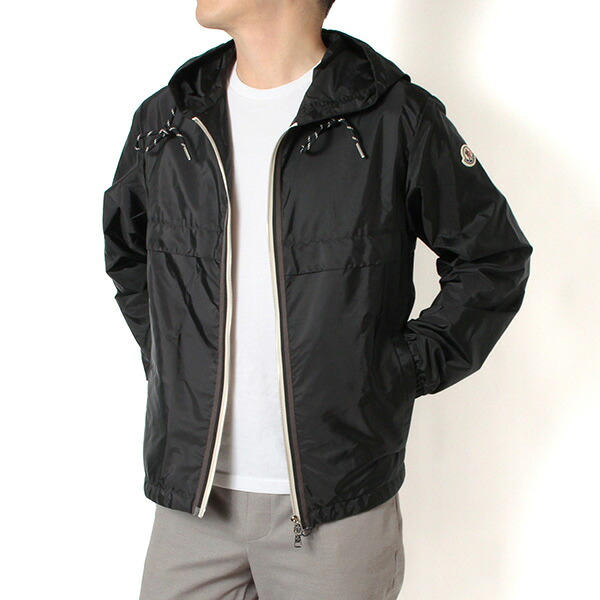 26SSモデルモンクレール MONCLER NIDGE トリコロールジップアップ ナイロンジャケット【ブラック】1A00112 539ZD 999/【2026SS】m-outer|drawers(ドロワーズ)