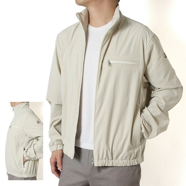 26SSモデル モンクレール MONCLER DANBY ワッペン付き ジャケット ジップアップブルゾン【ホワイトアイボリー】 1A00156 599DW 050/【2026SS】m-outer