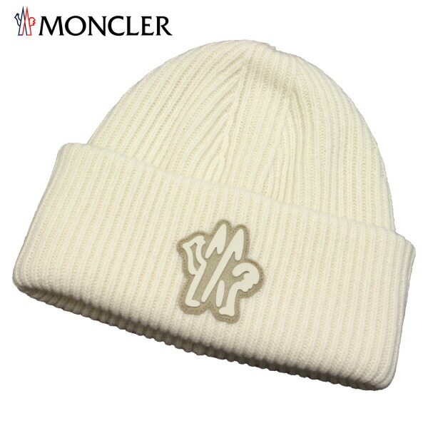 24AWモデルモンクレール MONCLER ユニ一発やる オンドリワッペン 編み物旗がしら【象牙色】3B00050 M1241 034/【2024-25AW】goods