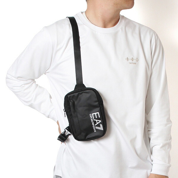 エンポリオアルマーニ EMPORIO ARMANI EA7 ショルダーバッグ ボディバッグ P69-SHOULDER BAG ラッピング可能【即日発送】【ブラック】 7X000058 AF19722 UC001/m-bag