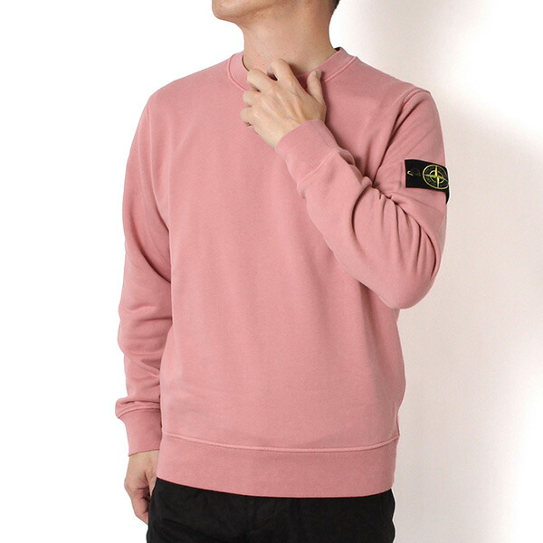 26SSモデルストーンアイランド STONE ISLAND 徽章紋章付き添い人 コットンフリース 汗水 調教師【V008G OLEANDER】L1S156100060 S0051 V008G/【2026SS】m-tops