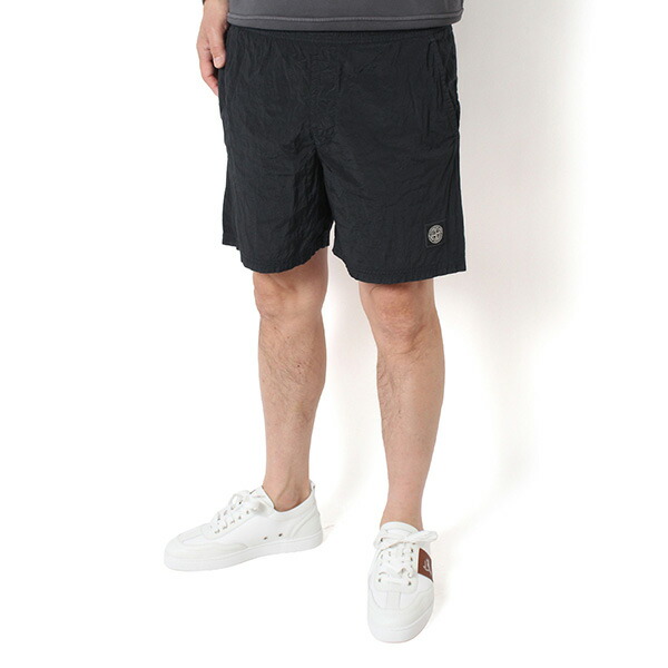 【ポイント祭】26SSモデルストーンアイランド STONE ISLAND コンパスパッチ ナイロンショーツ スイムウエア【V0020 NAVY BLUE】L1S15B100004 S0043 V0020/【2026SS】m-bottoms