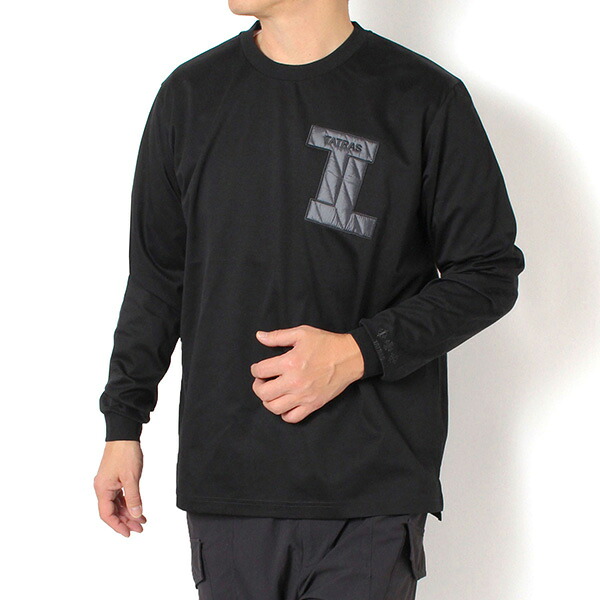 25AWモデル タトラス TATRAS メンズ SALEMI サレミ 長袖Tシャツ【BLACK】 MJXA0183083588 BLACK/【2025-26AW】m-tops
