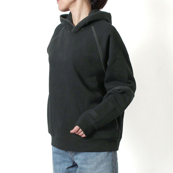 26SSモデル アグ UGG レディース クラシック フーディ プルオーバーパーカー【BLK】 1158751 BLK/【2026SS】l-tops
