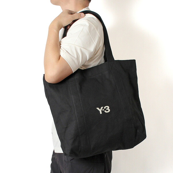 26SSモデル ワイスリー Y-3(adidas×Yohji Yamamoto) メンズ キャンバストート CANVAS TOTE【BLACK】 KD4184 BLACK/【2026SS】m-bag