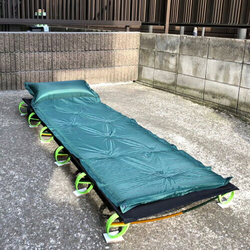 folding camping cot with mattress