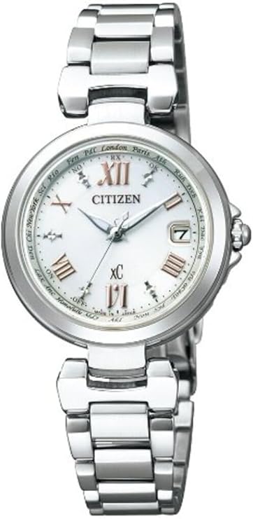 [Citizen] 腕時計 クロスシー basic collection エコ・ドライブ電波時計 Happy Flight レディース ピンク (EC1030-50A シルバー/ホワイト)｜Dream in Tokyo店