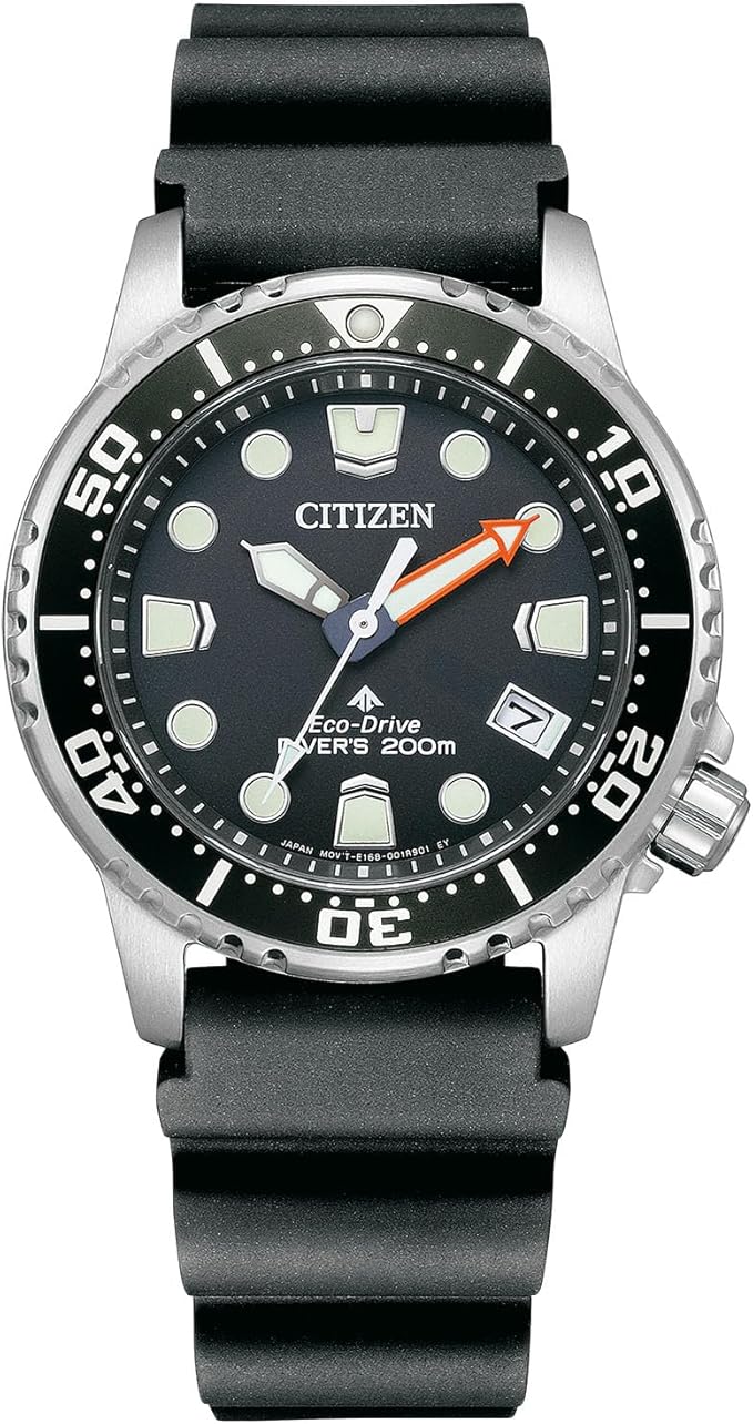 [CITIZEN] ウオッチ PROMASTER (光発生エコ・運転 / 200m冠水用 雨合羽/ダイバー) EO2020-08E ボーイズサイズ 夜光 ウレタン周波数帯域 メンズ 商行為 アナログ アウトドア 運動競技 男女兼用 黒いこと 黒 黒文字盤 ソーラー (黒いこと)
