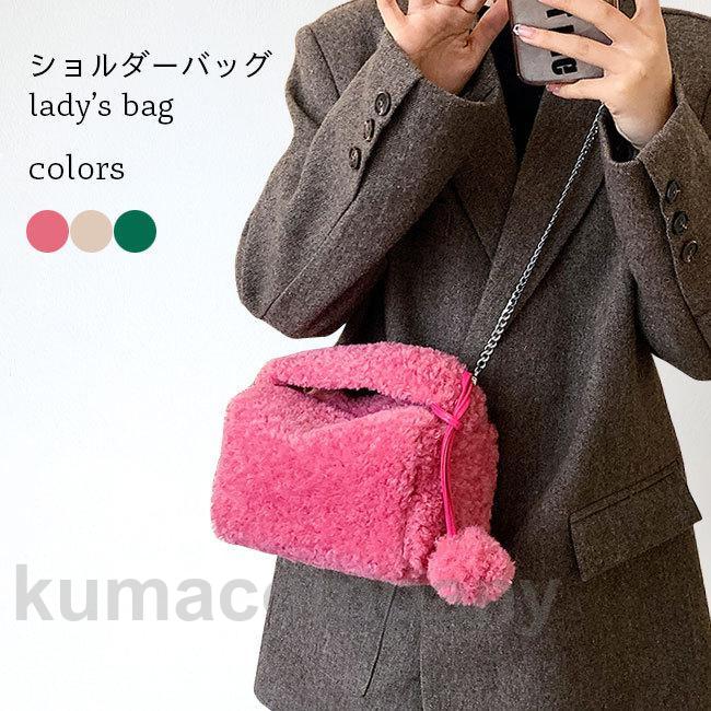 ボアバッグ レディース ハンドバッグ モコモコ チェーンバッグ 小さめ ショルダーバッグ 斜め掛け ポシェット ミニバッグ ボア レトロ 4,487円