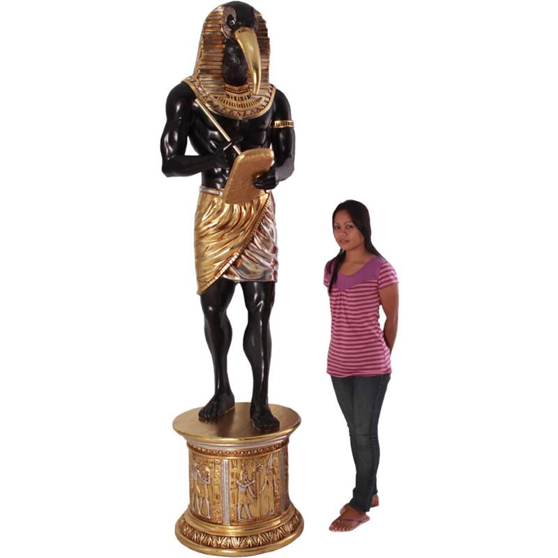 エジプト・古代エジプト知恵を司る神 トート　ビッグフィギュア（等身大フィギュア）　※大型商品のため別途送料がかかります。ご注文後にお知らせ致します。