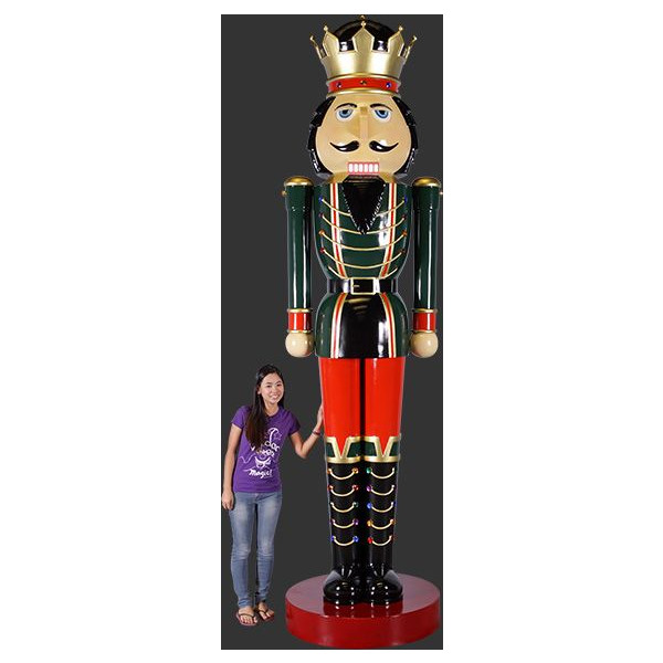 楽天市場】【限定版】くるみ割り人形 王様 白 nutcracker king white