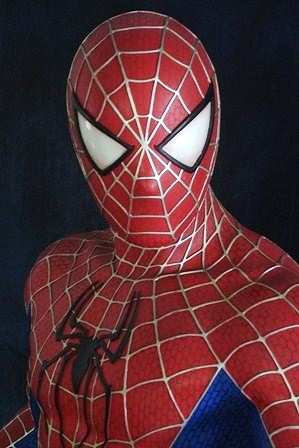 楽天市場 スパイダーマン スタンディング クモの糸 ｂビッグ 等身大フィギュア ドリームフィギュア 楽天市場店