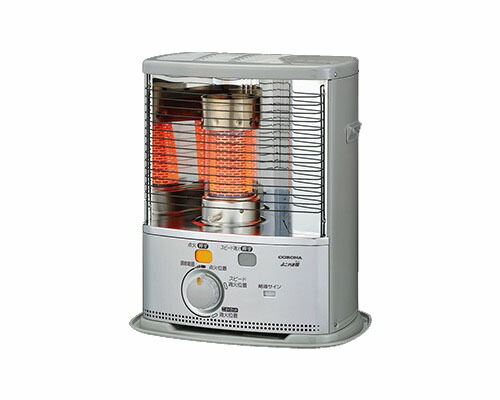 CORONA(コロナ) 原油暖房器 SX-2825Y(S) しろがね色 木造8畳／混凝土10畳まで 日本生み出すこと ワット数不必要 防災打つ手 高さ510×幅452×奥ぶかさ324粍