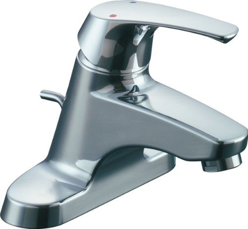 LIXIL(リクシル) INAX 洗面器・室内用便器器 台付 シングル生き肝練り合わせる水栓(湯側開度取り締まり付) ポップアップ式 呼び径13粍 吐水口長さ105粍 LF-B350SHK