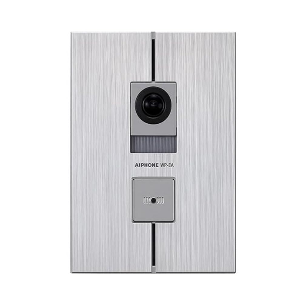 アイホン インターホン ドアホン WP-24 シリーズ 玄関 子機 カメラ付 露出、埋め込み型 交互通話 防塵 防まつ IP54 相当 壁取付 グレー 32×115×162mm WP-EA|お洗濯と住宅設備のドリームケープ