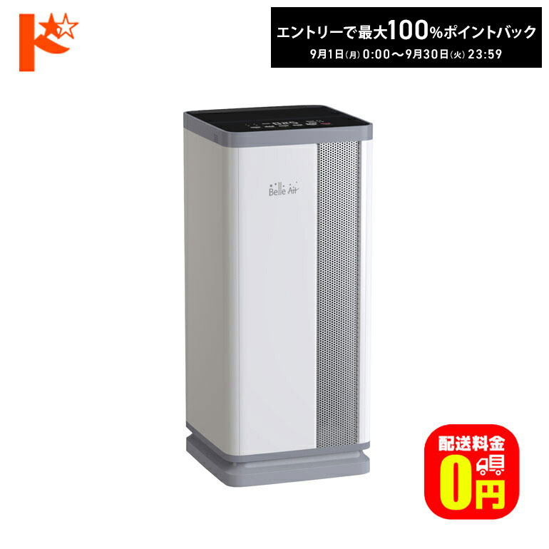 ベルエール空気清浄機 Belle Air BA-300(C02) グリーンコアテック