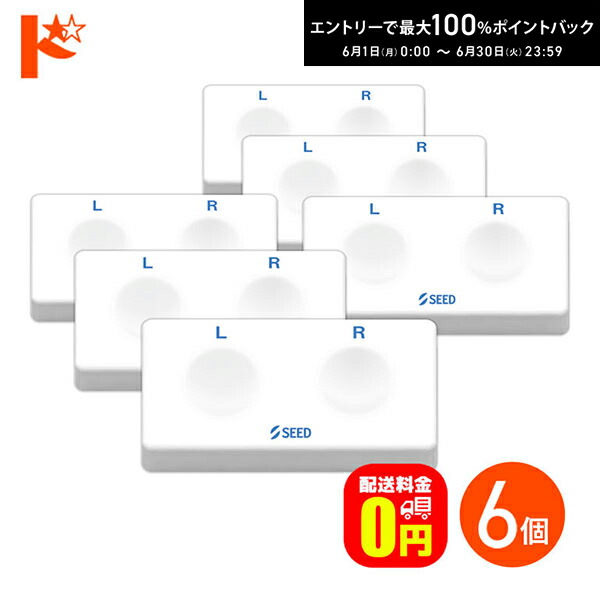 エントリーして尖んがり5倍！6/11の1:59まで♪【貨物輸送無料】シード 水晶体御盆 6個書き割り コンタクトレンズ御盆