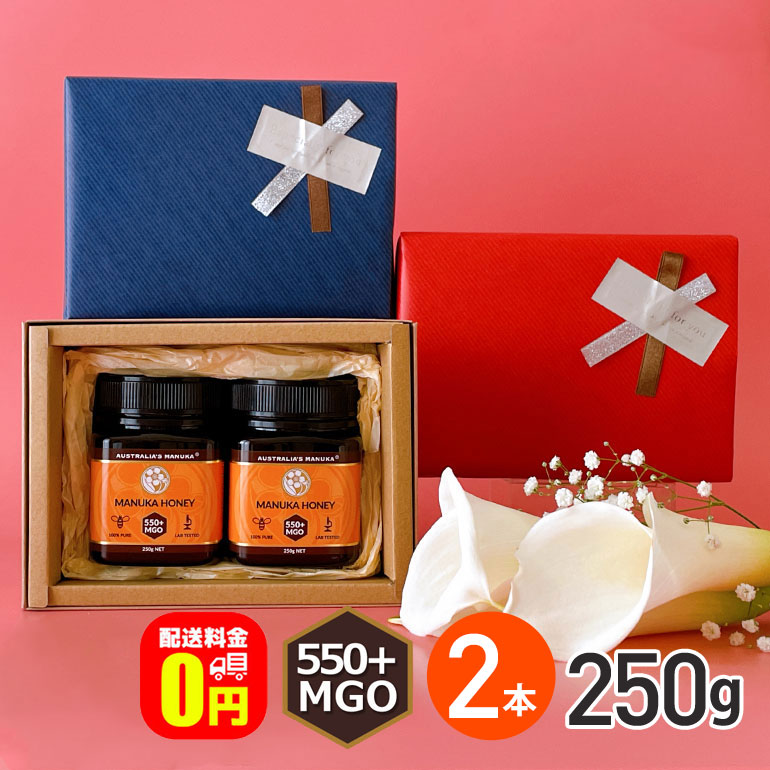 楽天市場】☆【送料無料】マヌカハニーギフトセット MGO250+ 250g 2本