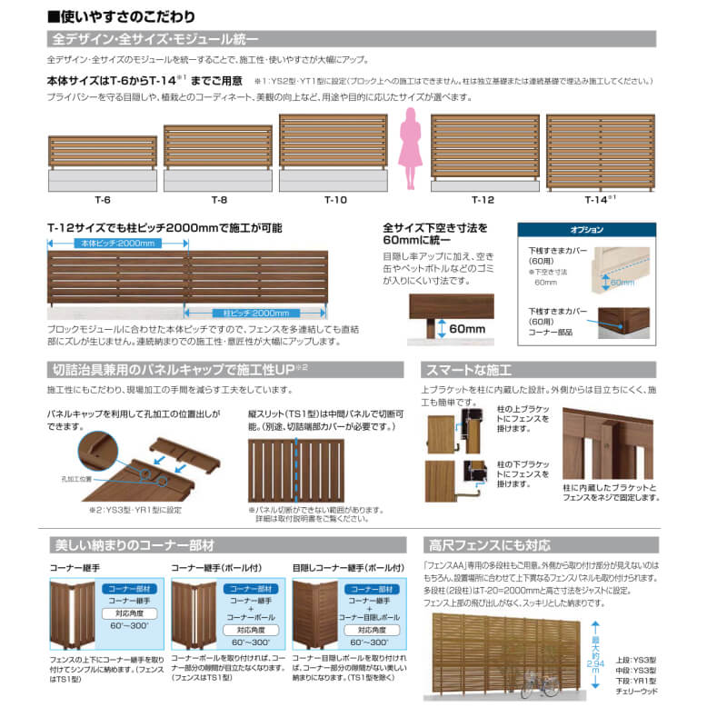 素晴らしい外見 フェンス LIXIL フェンスAA YT1型 T-14 本体 2000×1400mm リクシル 目隠し おしゃれ リフォーム DIY  ドリーム fucoa.cl