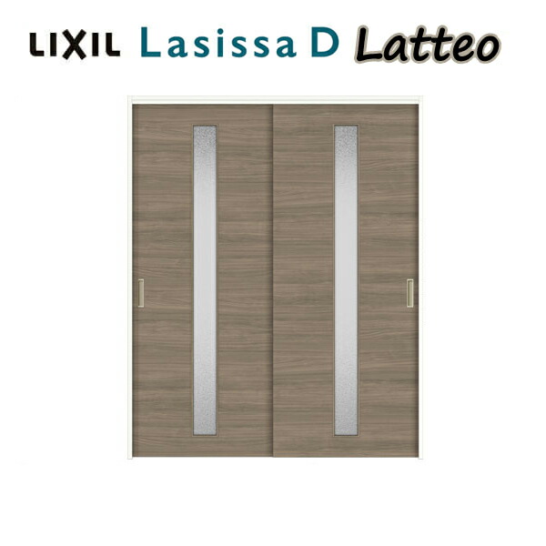 【4月はエントリーでP10倍】 室内引戸 上吊方式 2枚建 引き違い戸 ラシッサD ラテオ LGA ノンケーシング枠 1620/1820 リクシル LIXIL トステム TOSTEM 室内ドア 引き戸 室内引き戸 建具 建材 ドア 引戸 上吊り 交換 リフォーム DIY ドリーム
