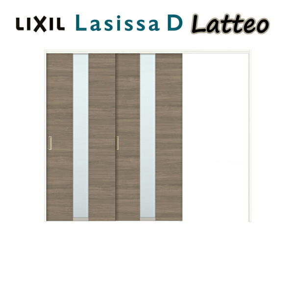 可動間仕切り 片引き戸 2枚建 引戸上吊方式 ラシッサ D ラテオ ガラスタイプ Lgm ノンケーシング枠 24 2423 リクシル 室内引き戸 建具 ドア 室内ドア 木製上吊り片引戸 おしゃれ 交換 リフォーム Diy ドリーム Gulbaan Com