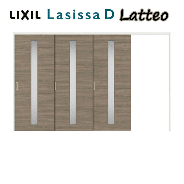 可動間仕切り 片引き戸 3枚建 引戸上吊方式 ラシッサ D ラテオ ガラスタイプ Lga ノンケーシング枠 32 3223 リクシル 室内引き戸 建具 ドア 室内ドア 木製上吊り片引戸 おしゃれ 交換 リフォーム Diy ドリーム Thespinawards Com