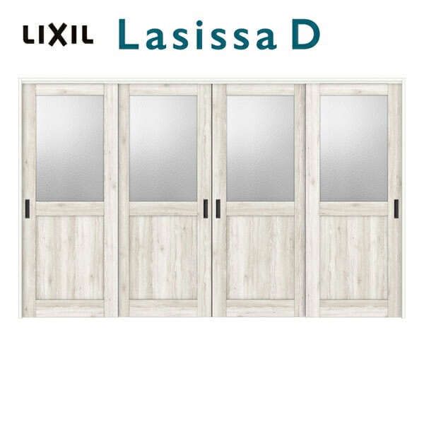 可動間仕切り 引違い戸4枚建 引戸上吊方式 ラシッサ D パレット ガラスタイプ Lgh ケーシング枠 32 3223 リクシル 錠付き 錠なし インテリア室内ドア 建具 木製室内ドア おしゃれ 交換 リフォーム Diy ドリーム Scadep Org