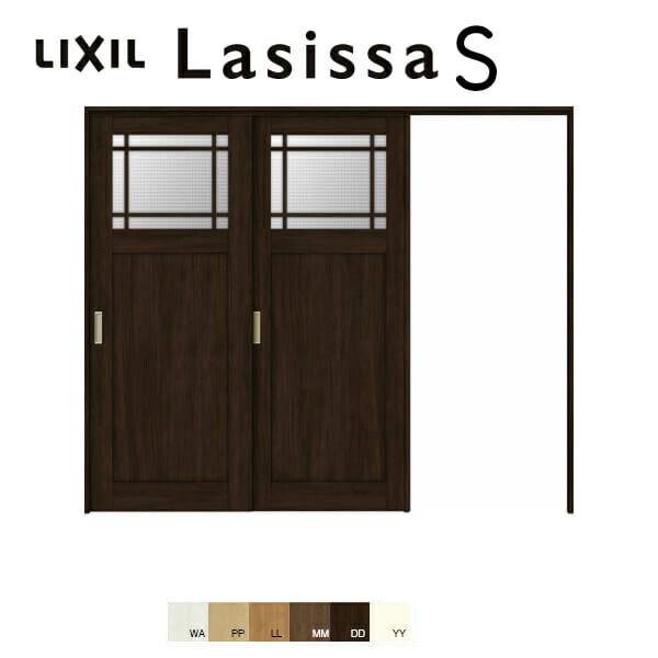 室内建具 Lixil 室内ドア 室内引き戸 24 2423 室内ドア ラシッサs 片引き戸 建具 建具 戸 Lgj Tostem 建具 扉 引戸 ガラスタイプ リフォーム 2枚建 リクシル Diy 居室ドア ドア おしゃれ 引戸上吊方式 ノンケーシング枠 可動間仕切り ラシッサs