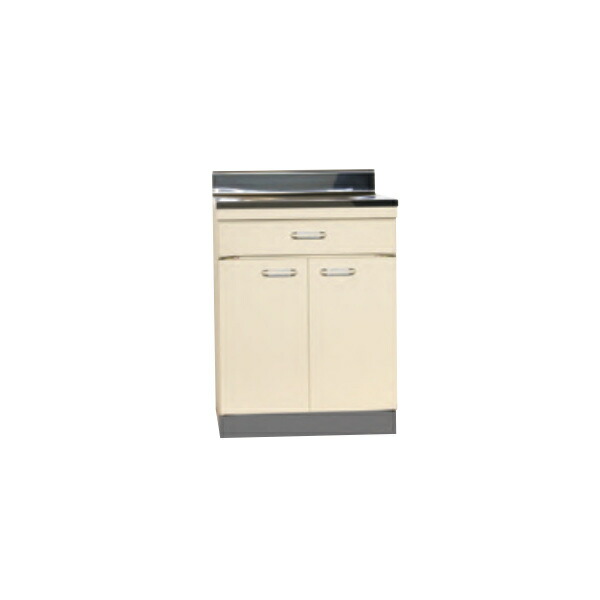【4月はエントリーでP10倍】 【法人限定】ライフ住器 セクショナルキッチン Oシリーズ 調理台 間口60cm アイボリー OTF-60I