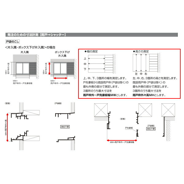 一番人気物 YKKAP窓サッシ マドリモ 手動シャッター 雨戸→シャッター 戸袋のこし ボックス下げボックス下げ片入隅 戸袋側 専用下地部材付 