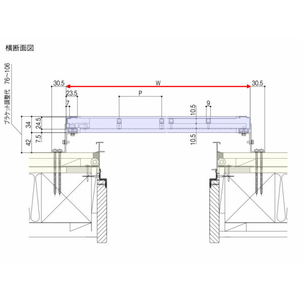 即出荷】 高強度面格子 16011 W1750×1220mm 壁付け 縦格子 横格子