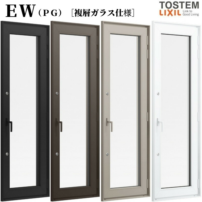 勝手口ドア 一枚ガラス 07418 EW (PG) W780&times;H1870mm 樹脂サッシ 窓 複層ガラス リクシル LIXIL ＥＷ リフォーム DIY｜ドリーム