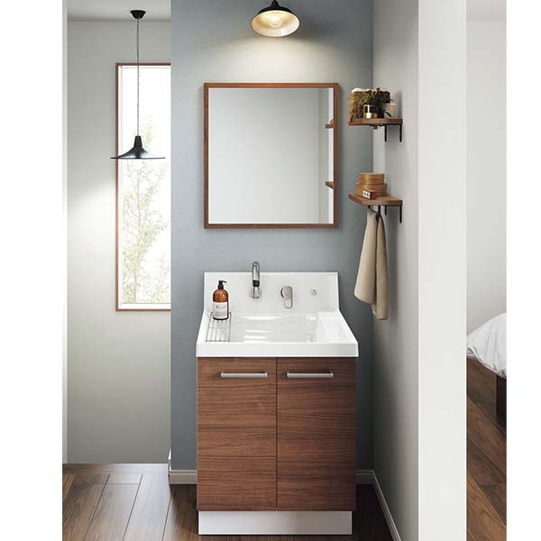 楽天市場】洗面化粧台 600 リクシル 洗面台 ピアラ AR3N-605SY+MNS