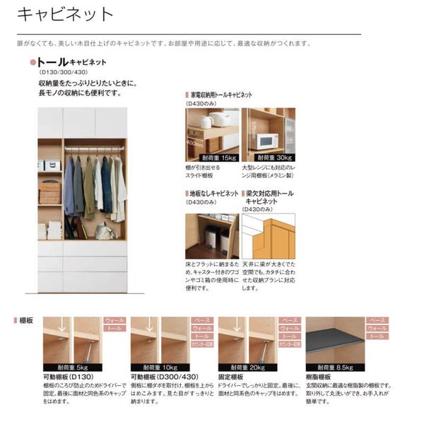 ヴィータスコアストレージ用収納おすすめプランBS05LVB-A-BS05-LIXIL/リクシルVietas収納棚キャビネット組み立て家具インテリアリフォームDIYドリーム