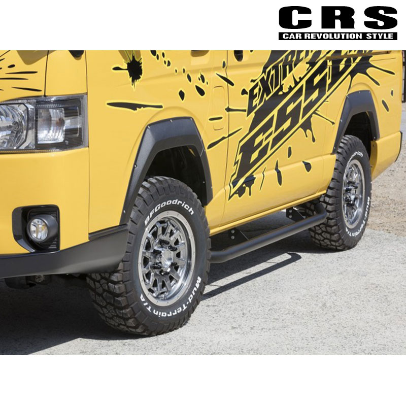 オーバーフェンダー　エセックス　ハイエース　CRS エセックス(ESSEX/CRS) エクストリーム オーバーフェンダー25mm