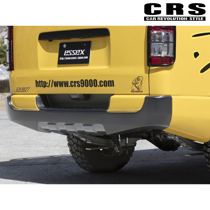 楽天市場】ハイエース リアバンパー 200系 1型- ワイドボディ FRP製 未