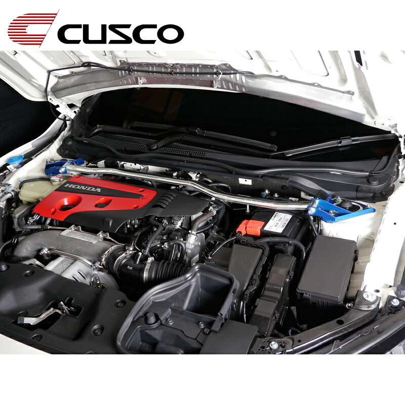 シビックタイプR ストラットタワーバー FK8 2017.09-2021.06 フロント CUSCO(クスコ) 3C4 540 A