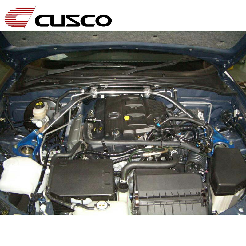 のんだくれ　クスコ　タワーバー　アクア　フィールダー等　美品 クスコ CUSCO ストラットタワーバー タイプOS フロント用 トヨタ
