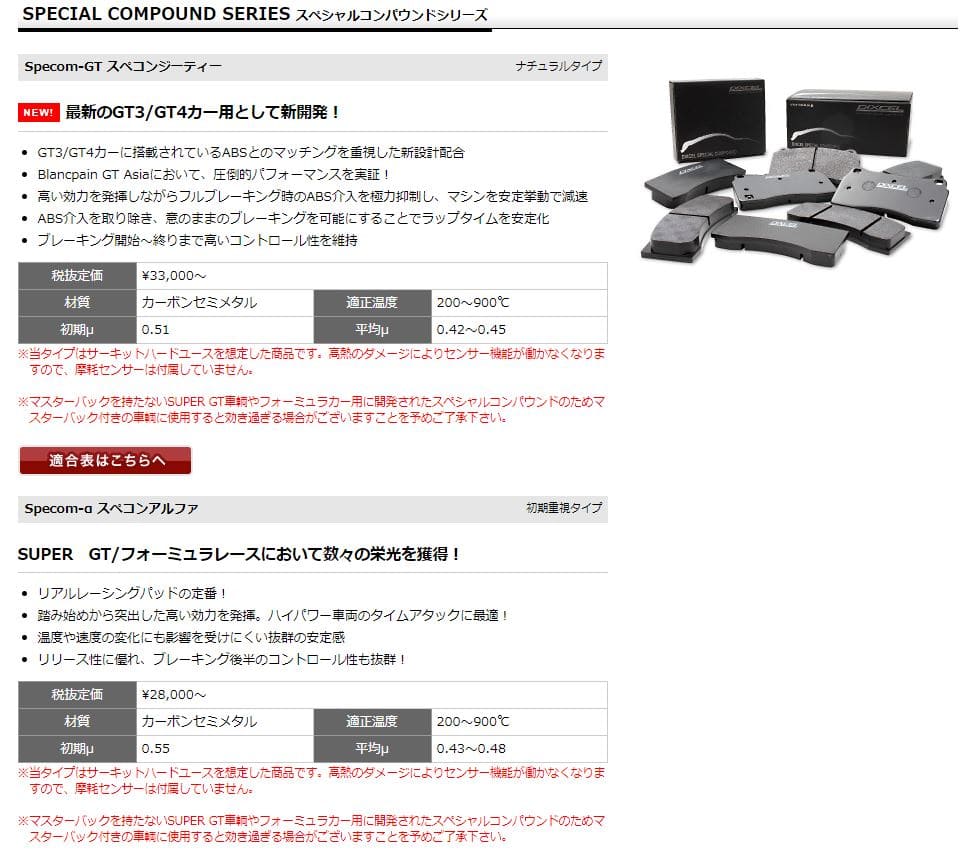 Brz ブレーキパッド Zc6 17 10 フロント用 Sp Gtタイプ Dixcel ディクセル Rvcconst Com