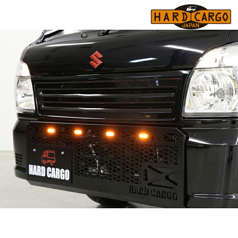 スーパーキャリイ スキッドグリル DA16T LEDスキッドグリル スチール製 HARD-CARGO(ハードカーゴ) 105101*