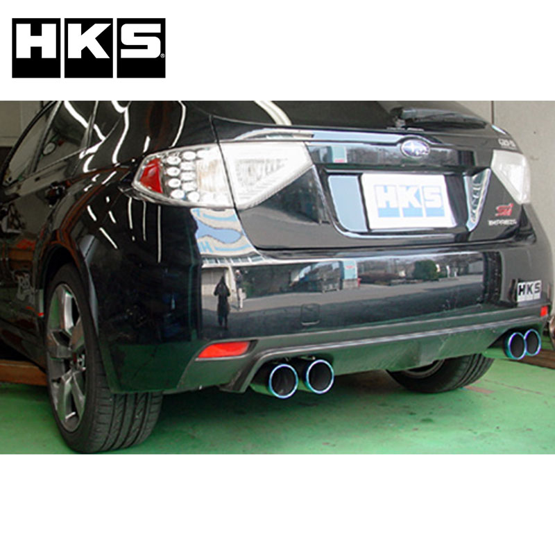 インプレッサWRX STI マフラー GRF 09/02-14/08 LEGAMAX Premium(リーガマックスプレミアム) HKS 31021-AF014