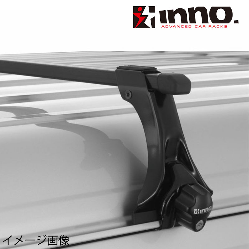 エブリィ ルーフキャリア DA52V DA52W DA62V DA62W DB52V H11.01-H17.08 ベースキャリア スクエアバー INNO(イノー) INSDK+INB117BK|DREAMERS TRADING